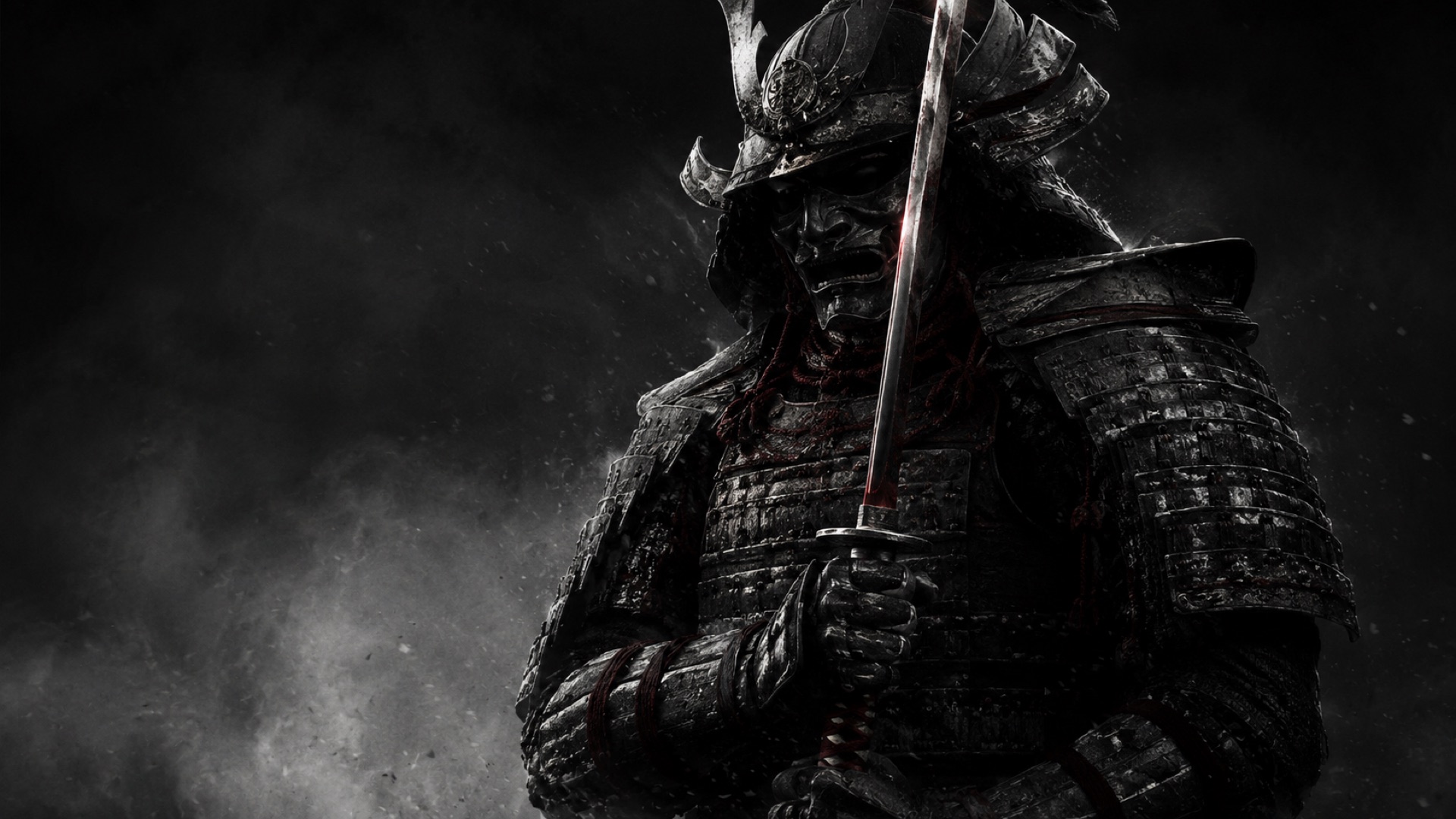 Samurai in armor